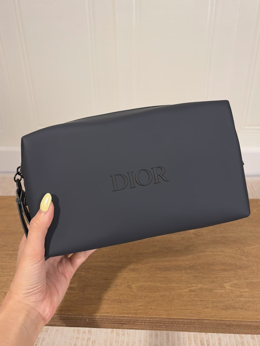 Dior косметичка экокожа синий 24X15 см