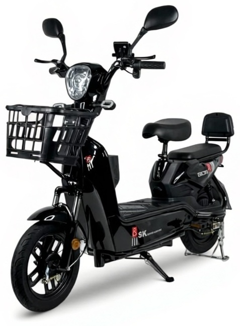 Электровелосипед SK 8 800W А.К007 16 дюйм 2025 one size черный