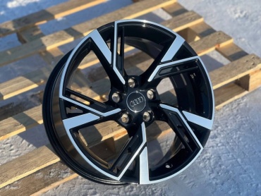 Audi-h3138f_2 8x18/5x112 D66.45 ET35 4 диска черный, серебристый, графит