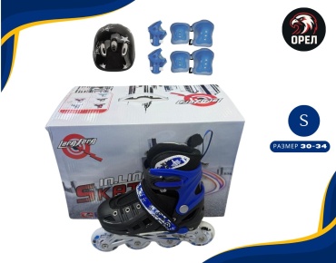 InLine Skates Ролик line Орел синий 30-34