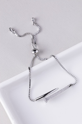 Lady accessories длина 18 см бижутерный сплав, стекло