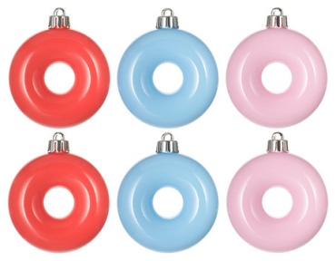 IKEA VINTERFINT tree ornament mixed полистирол 6 шт, мультиколор