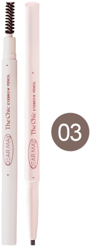 Dear May The Chic Eyebrow Pencil карандаш коричневый 03 Choco Brown