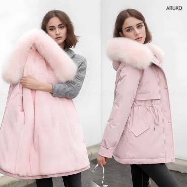 Парка ARUKO розовый