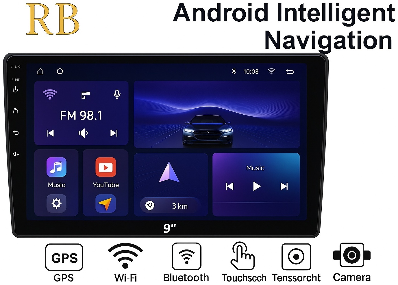 BOS-MINI A1 PRO 4/64 2 DIN универсальная
