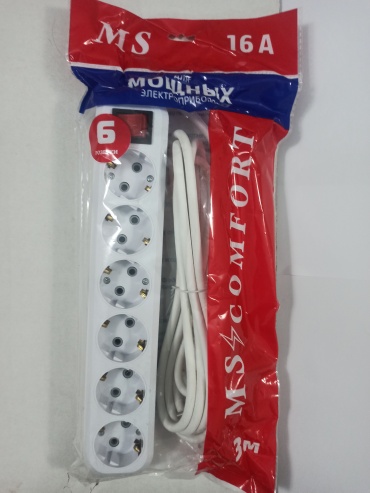 Сетевой фильтр MS Comfort MS Comfort 3 м