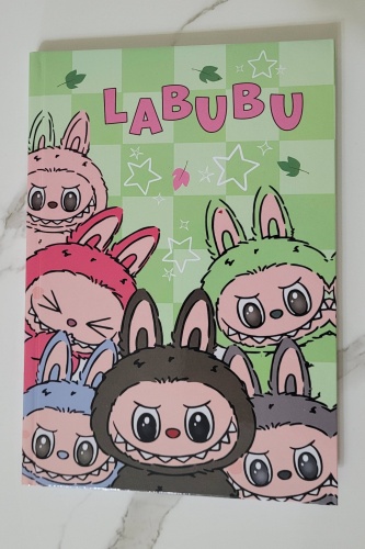 Блокнот Qazaq LABUBU, A5, 80 л, мультиколор
