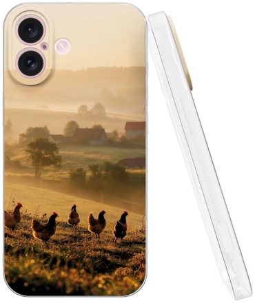 Чехол Mcover для Apple iPhone 16 рисунок