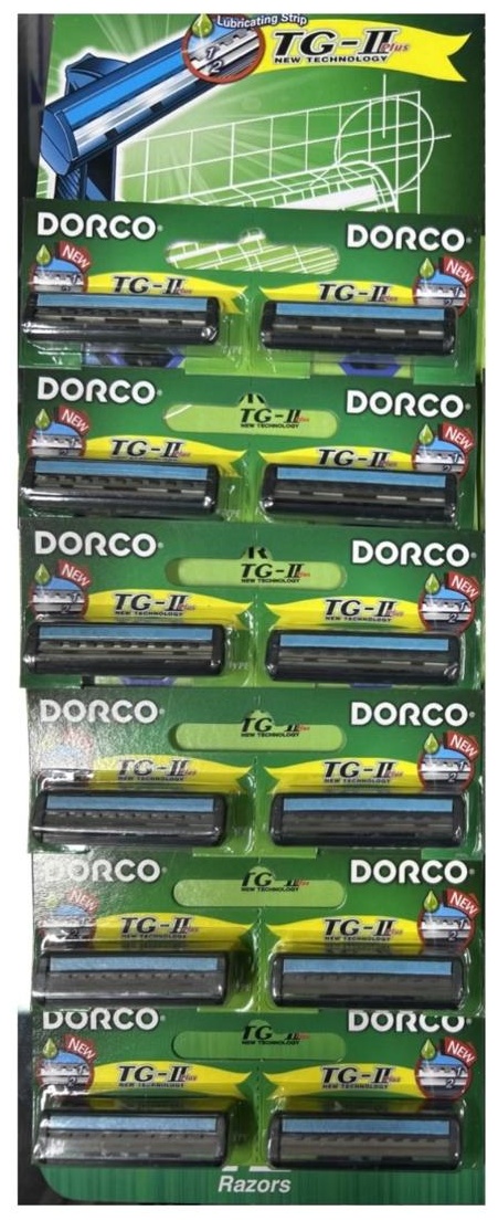 DORCO TG II бритвенный станок 12 шт