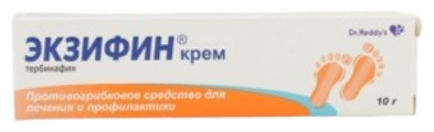 ЭКЗИФИН 1% 10г крем д/нар прим