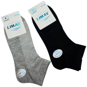 Спортивные носки LIMAX 2 пары серый, темно-синий 39-41