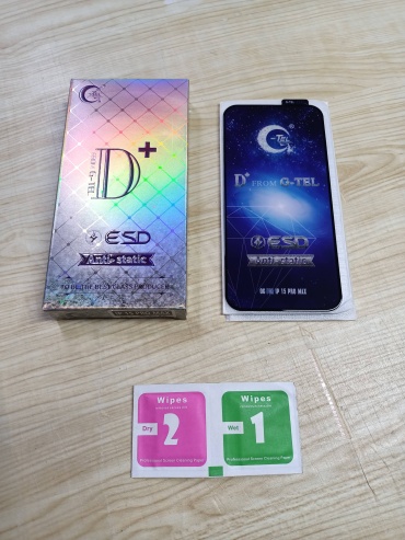 Стекло AKC для Apple iPhone 15 Pro Max черный