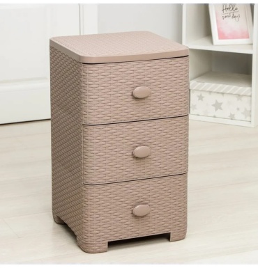Комод пластиковый TitHome 38х63х36 см