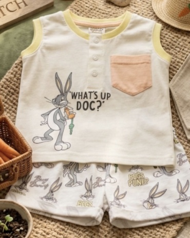 Комплект Looney Tunes белый