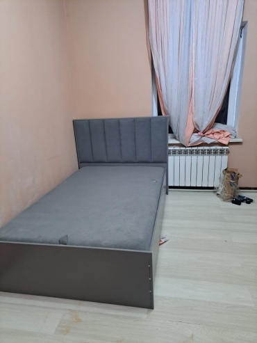 Кровать 3 КОРПУСНАЯ МЕБЕЛЬ Корпусная мебель односпальная, 80x200 см (с матрасом, подъёмный механизм) белый