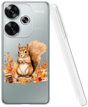 Чехол Mcover для POCO F6 рисунок