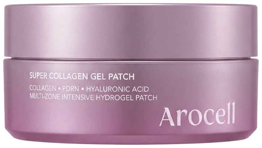 Патчи AROCELL гидрогелевые Super Collagen Gel Patch Патчи с Коллагеном для Повышения Упругости для повышения упругости 60 шт