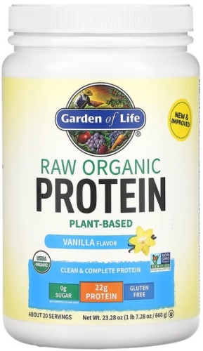 Garden of Life Raw organic protein Ваниль 660 г