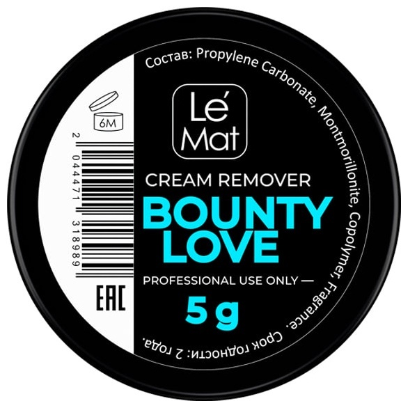 Le Mat ремувер для ресниц Bounty Love 5 г