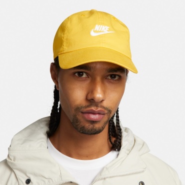 Кепка Nike размер 56, 60, белый, желтый