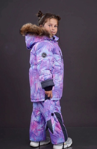Комплект с комбинезоном NORDTEX KIDS мультиколор, сиреневый