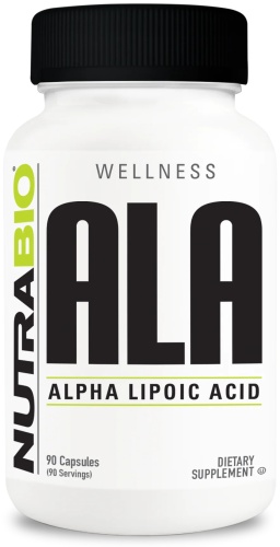 Аминокислота NutraBio Labs NutraBio Alpha Lipoic Acid 300mg нейтральный 90