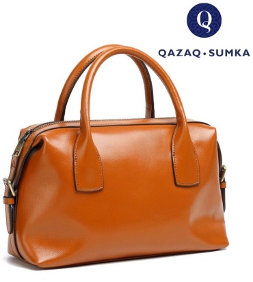 Сумка тоут QAZAQSUMKA экокожа оранжевый