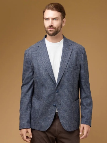 Пиджак однобортный LACONI серый
