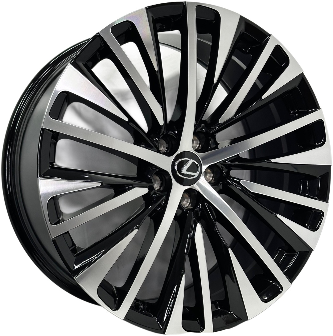 Yixing 7444 RX2024 KONUS 8x20/5x114.3 D60.1 ET30 4 диска черный, серебристый