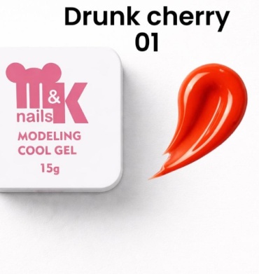 M&K nails гель Drunk Cherry builder gel 01 15 мл