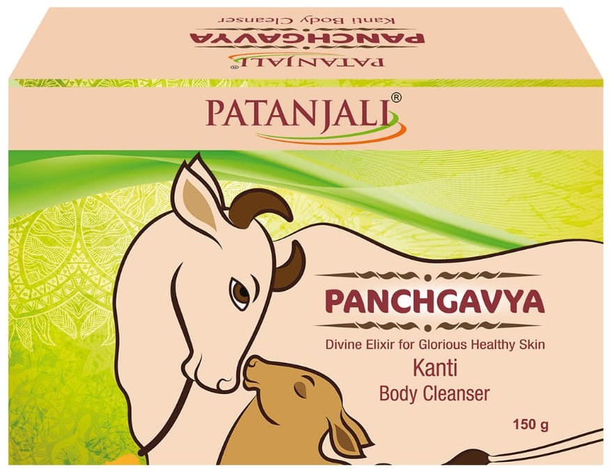 Patanjali Натуральное мыло Пять даров Священной Коровы 150 г