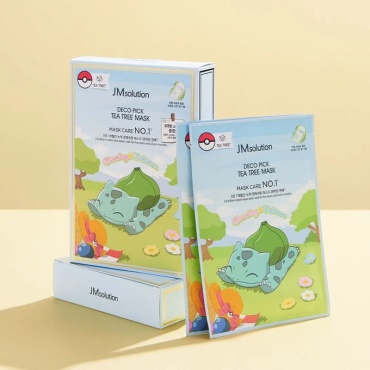 Маска для лица JMsolution тканевая Тканевая маска POKEMON DECO PICK MASK в упаковке 10шт 10 шт