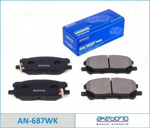 Колодки AKEBONO AN687WK