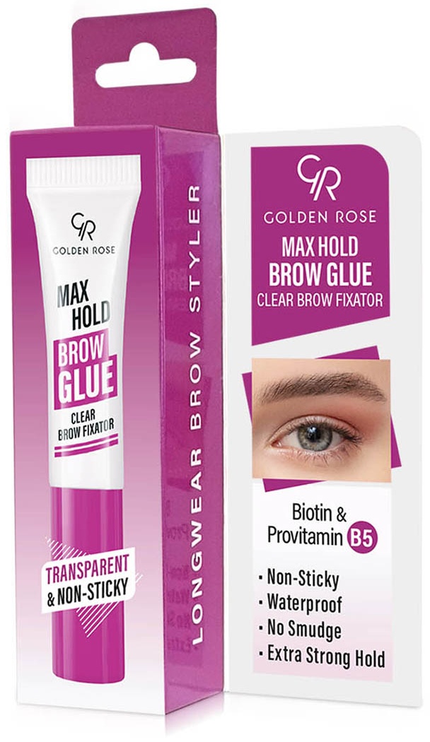 GOLDEN ROSE гель Max Hold Brow Glue Clear