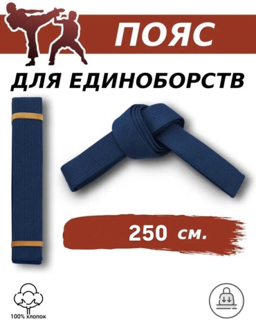Для дзюдо 250см SPORTROOM синий 245