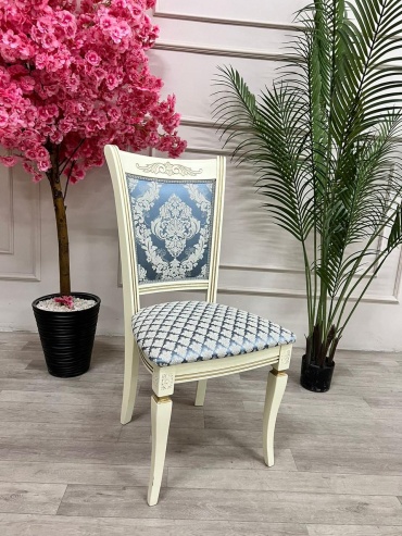 Стул Аксион Дагестанские стулья Милера, 104x45x45 см, синий 1 шт.