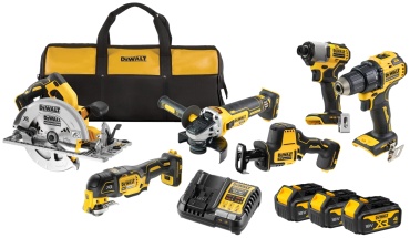 Наборы электроинструментов DeWALT COMBOKIT DCK608M3-QW 6 в 1
