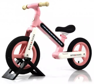 Беговел - велосамокат River Toys 232790613 розовый