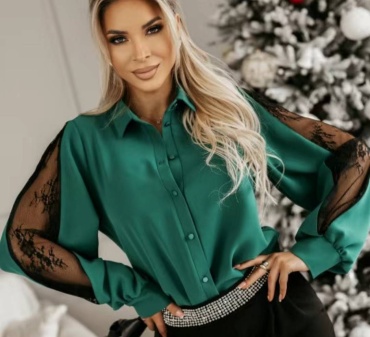 Блузка 107beauty зеленый