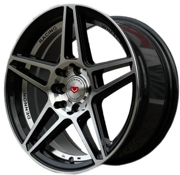 Rainbow Dance RACING 7x15/4x100 D73.1 ET35 4 диска черный, серебристый