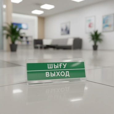 Табло Люкс Шығу-Выход 30x10 см