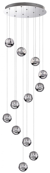 Люстра подвесная Odeon Light LED, кол-во ламп: 12 шт