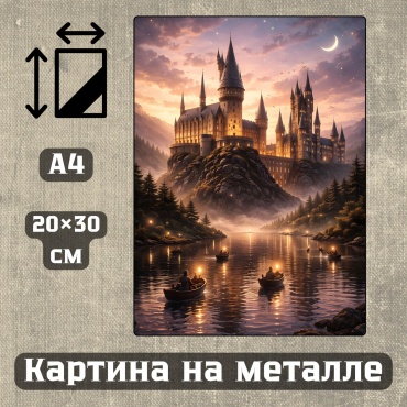 Sequoia VERS картина Картина на металле а4 Современный стиль Арт-тема 20*30см 20x30 см