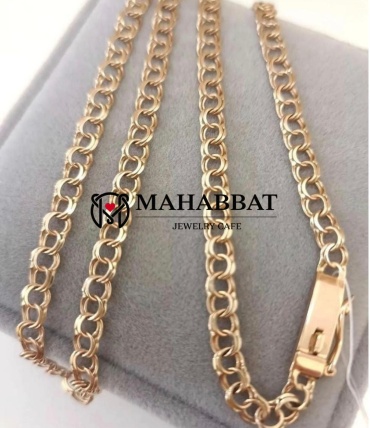 Mahabbat 209-195 длина 55 см, вес 10.06 г золото, плетение бисмарк