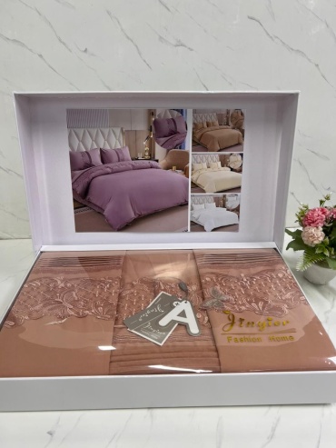 Комплект Jinyier Novera home 2-спальный хлопок, 2 наволочки: 50x70 см