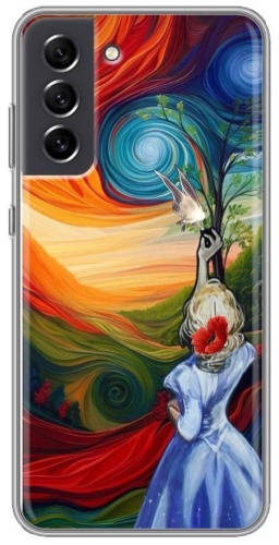 Чехол для Samsung Galaxy S21 FE рисунок