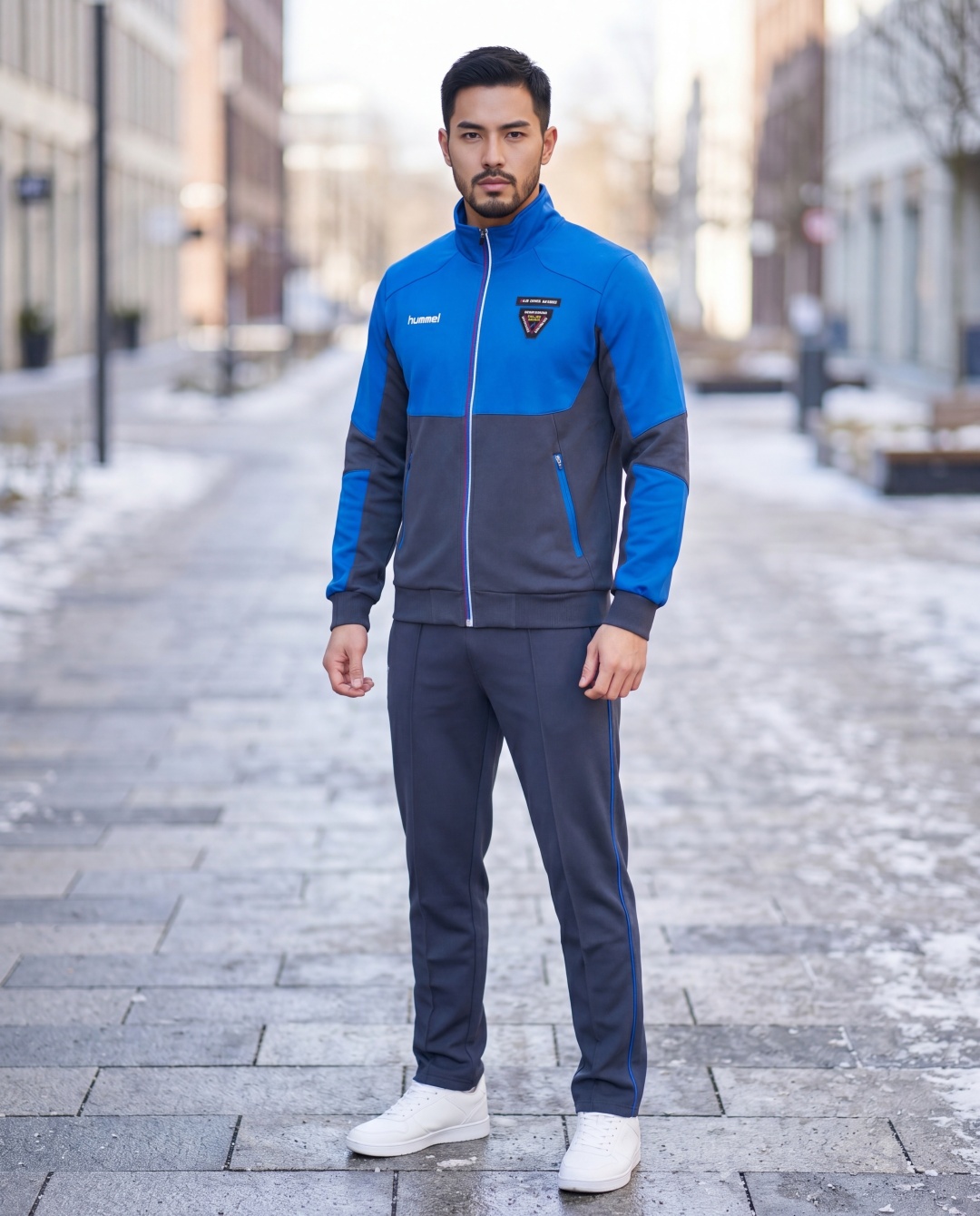 Спортивный костюм Hummel синий, серый