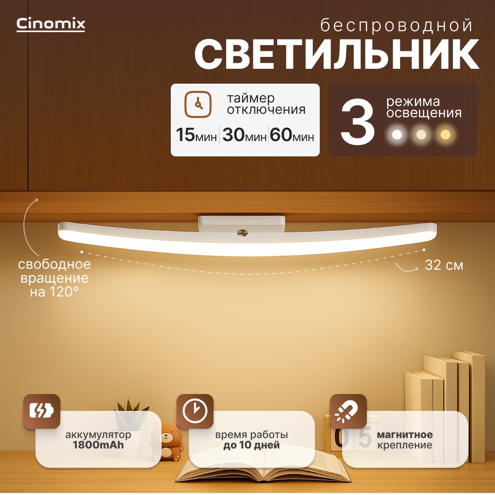 Светильник настенно-потолочный CINOMIX LED 5 Вт белый
