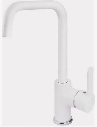Смеситель для кухни Gross Aqua Moderna 3240278MW-7, латунь, цвет белый