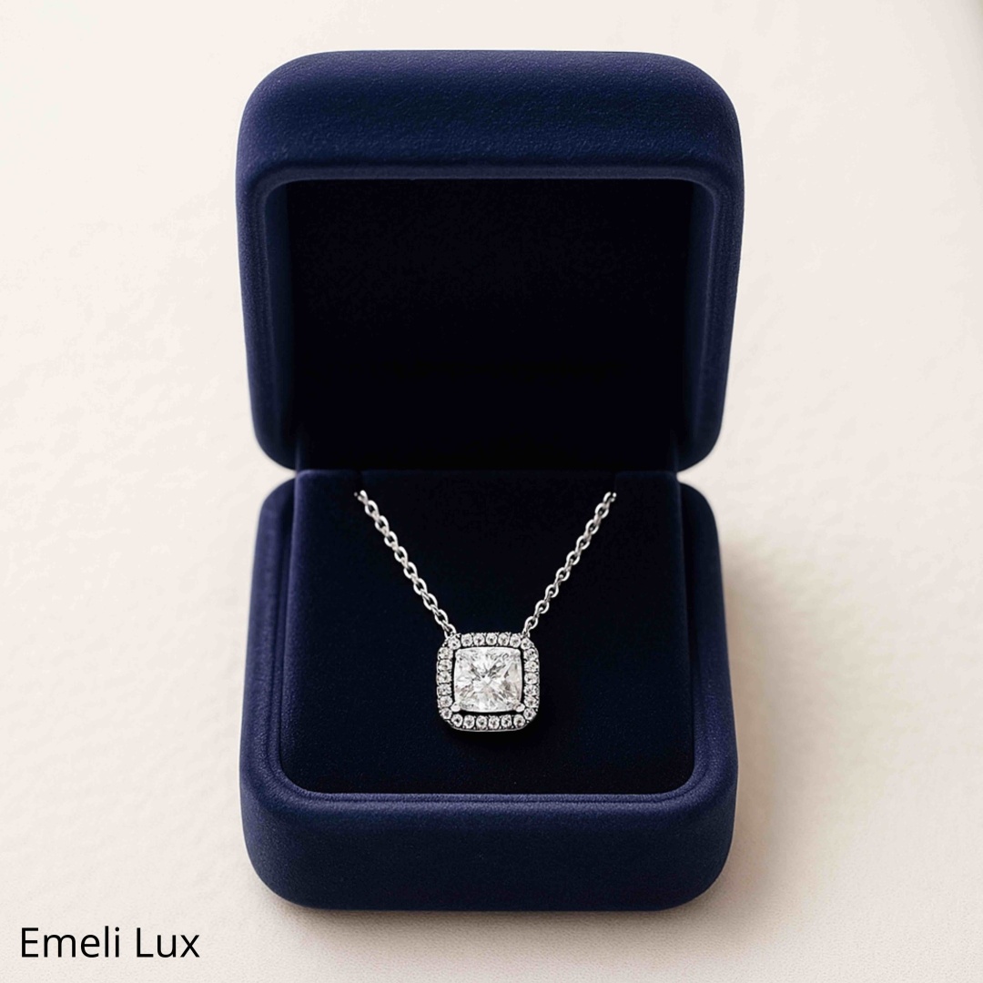 Колье Emeli lux 246899 длина 50 см вес 3.5 г серебро, фианит
